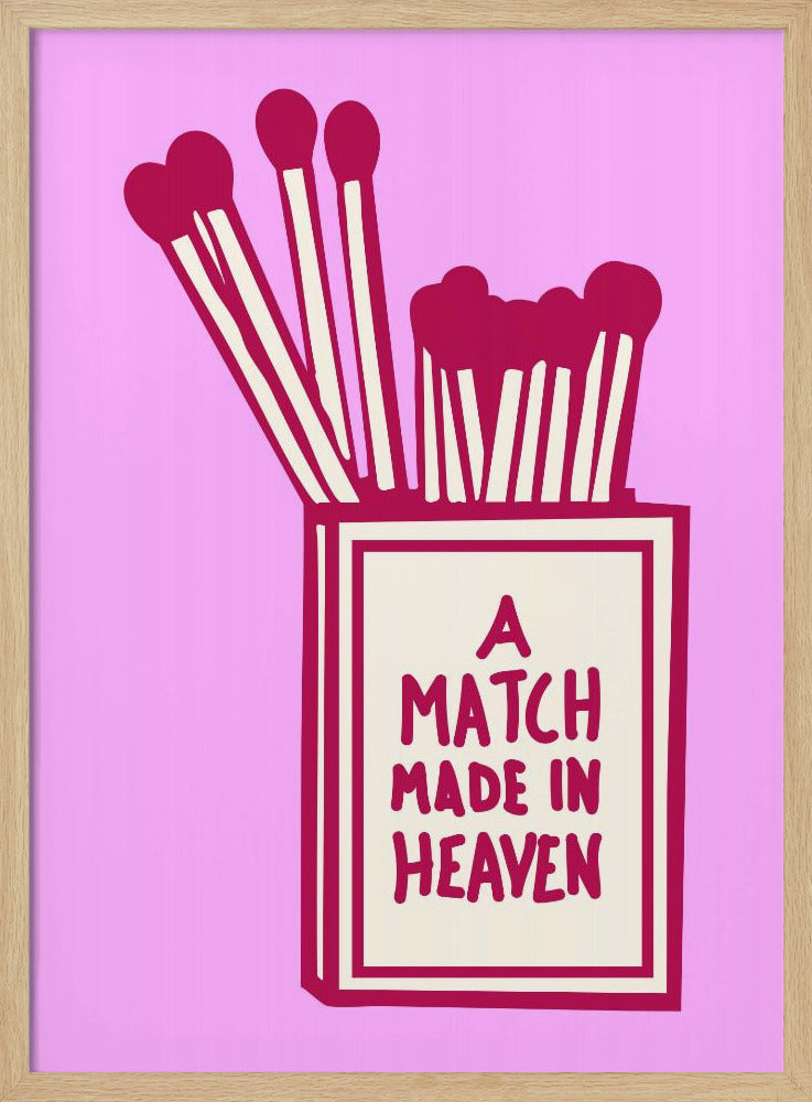 Matchbox With Matchsticks | Poster