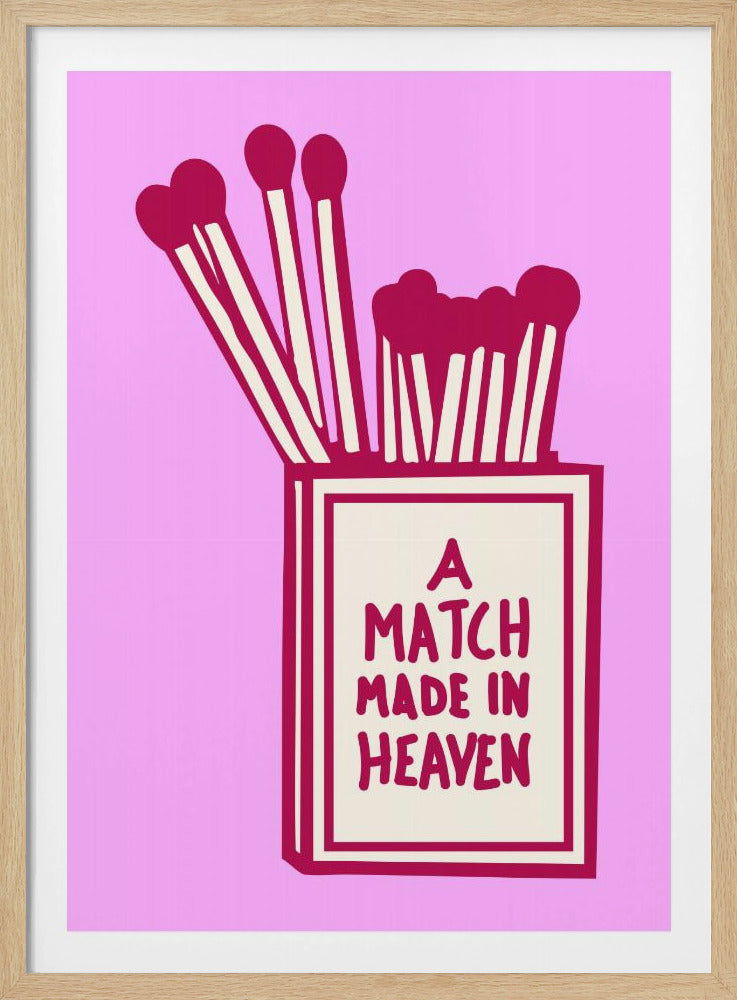 Matchbox With Matchsticks | Poster