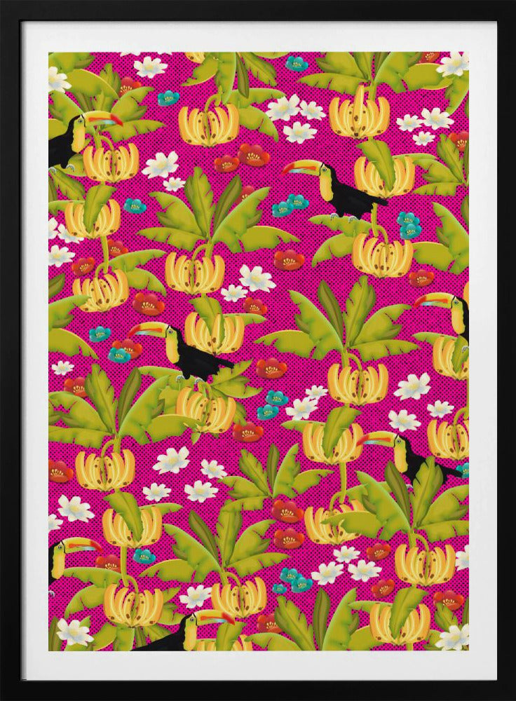 Bananas And Toucans Pattern | Poster
