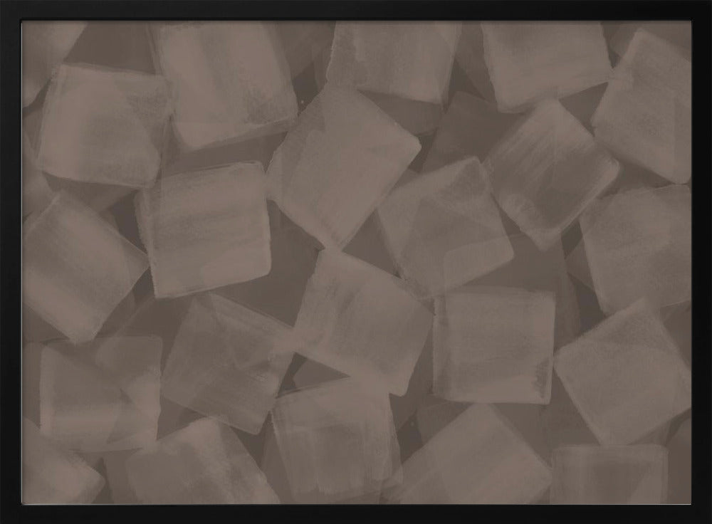 Soft Square Brushstrokes | Poster