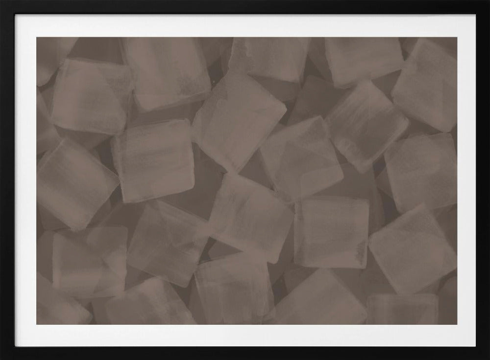 Soft Square Brushstrokes | Poster