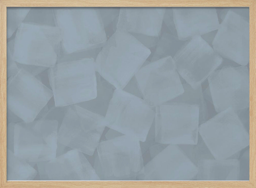 Soft Square Brushstrokes | Poster