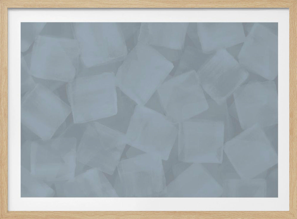 Soft Square Brushstrokes | Poster