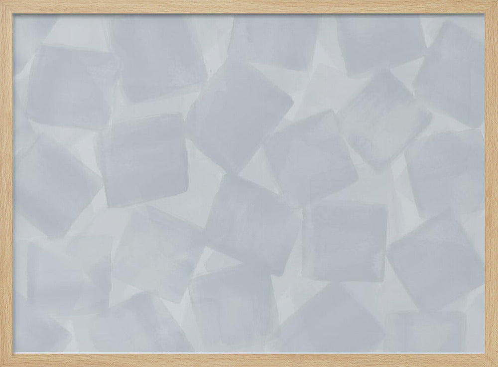 Soft Square Brushstrokes | Poster