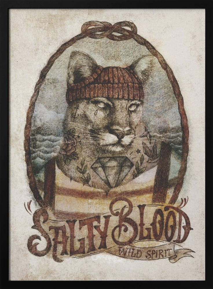 Oceanic Feline | Poster