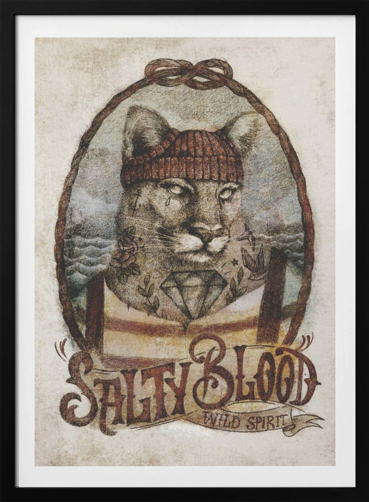 Oceanic Feline | Poster