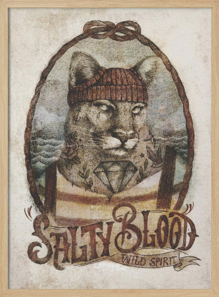 Oceanic Feline | Poster