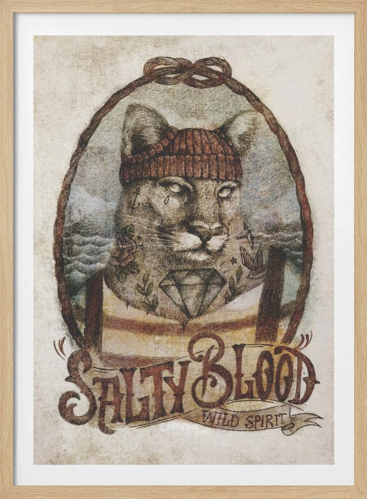 Oceanic Feline | Poster