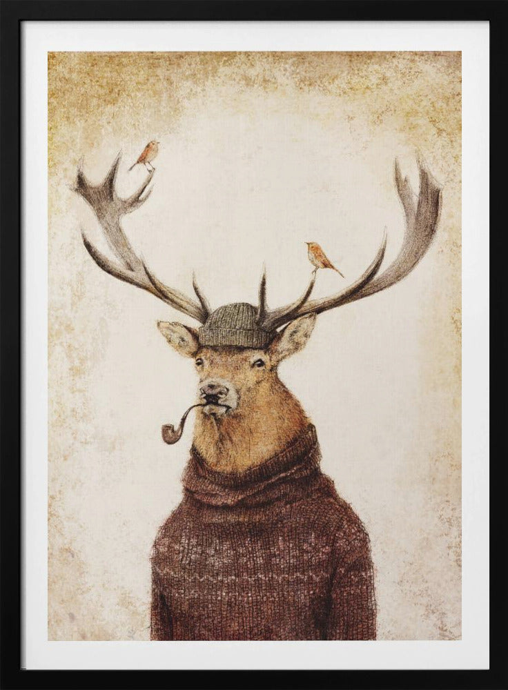 Winter Stag | Poster