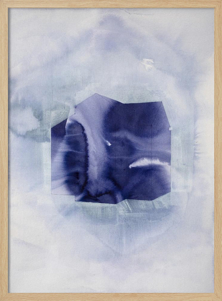 Mystic Indigo Shape | Poster