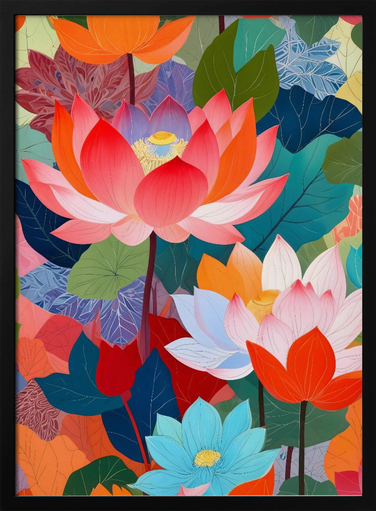 The Enchanted Lotus Garden | Poster