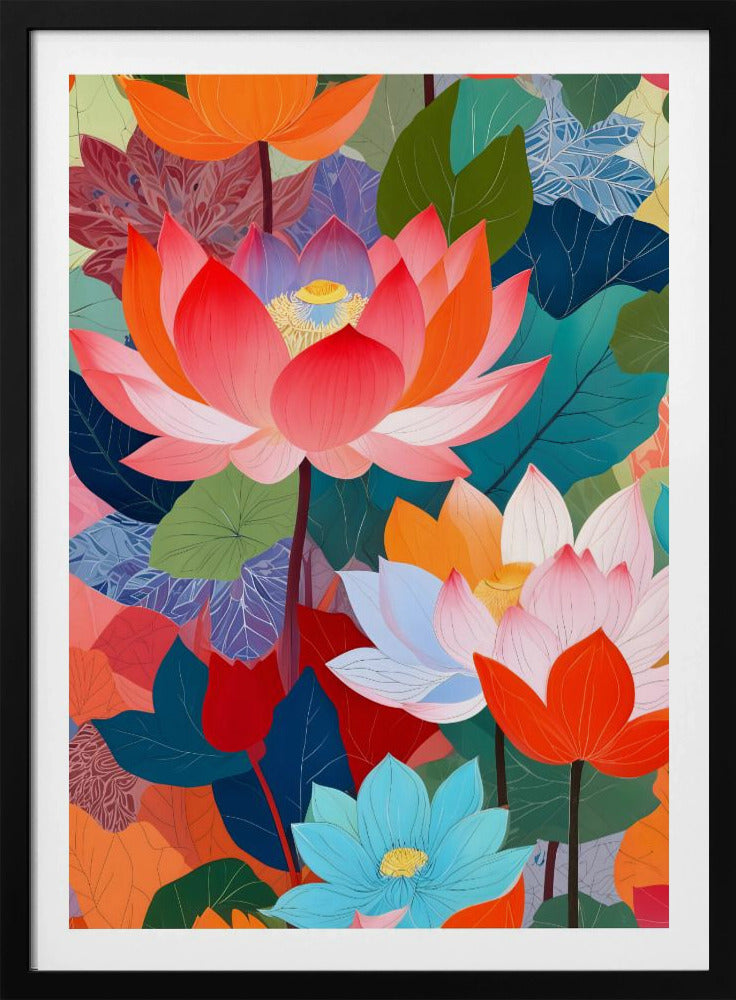 The Enchanted Lotus Garden | Poster