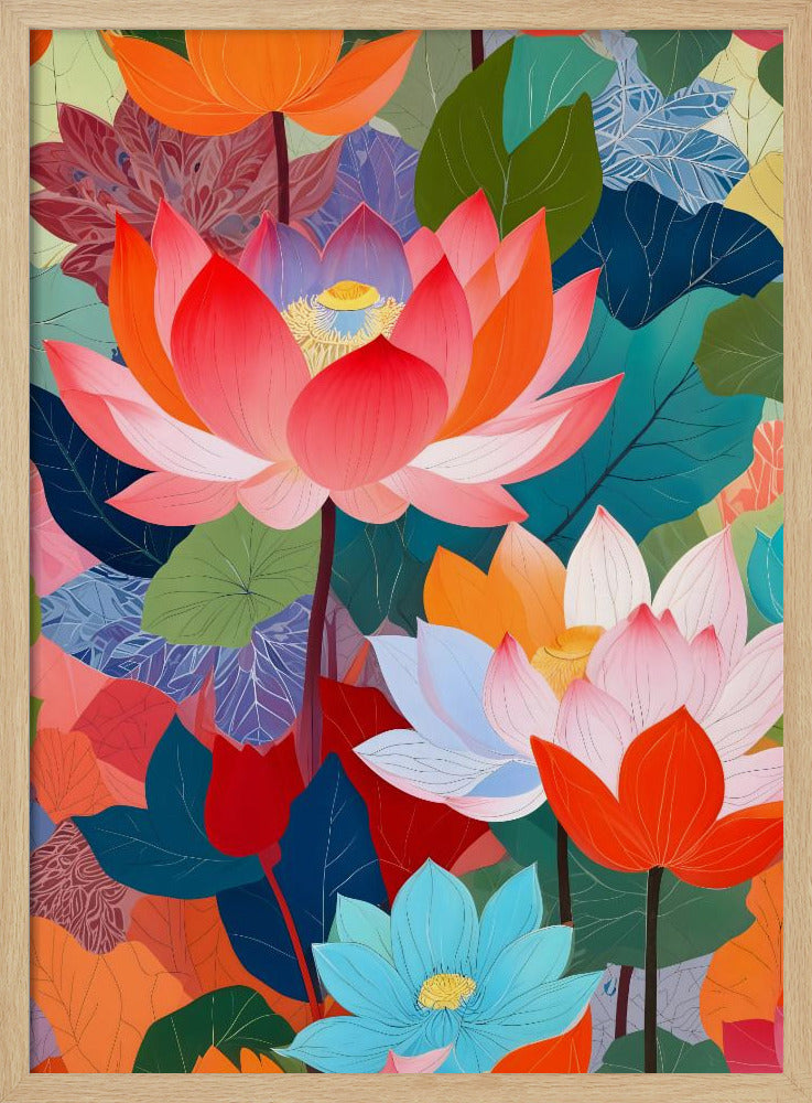 The Enchanted Lotus Garden | Poster