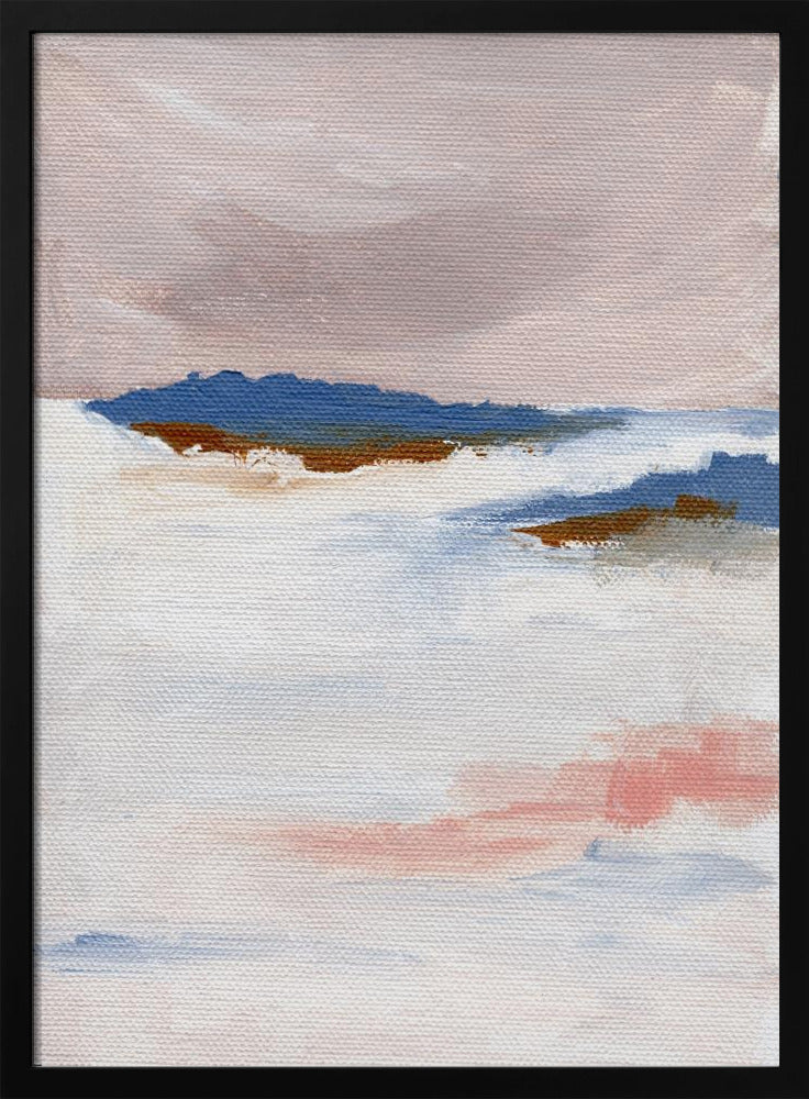 Soft Pastel Tones And Textured Brushstrokes | Poster