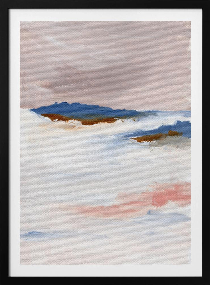 Soft Pastel Tones And Textured Brushstrokes | Poster