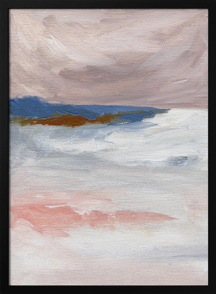 Soft Pastel Tones And Textured Brushstrokes | Poster