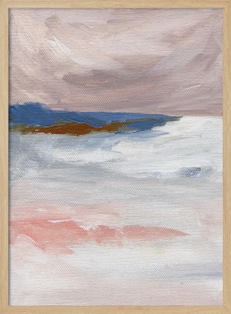 Soft Pastel Tones And Textured Brushstrokes | Poster