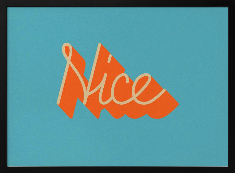 Retro-Style Typography with Vibrant Color | Poster