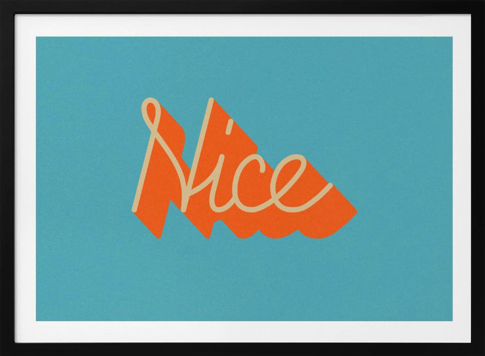 Retro-Style Typography with Vibrant Color | Poster