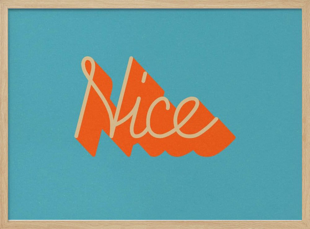 Retro-Style Typography with Vibrant Color | Poster