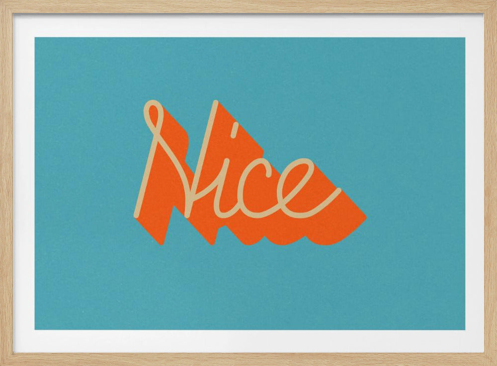 Retro-Style Typography with Vibrant Color | Poster