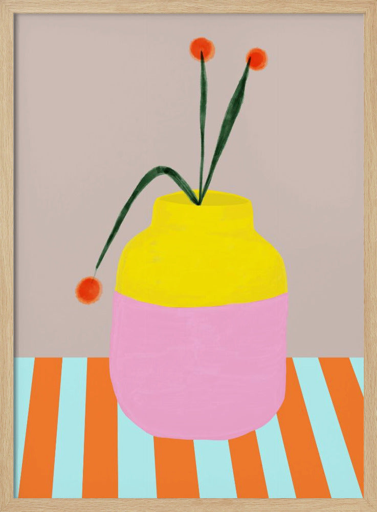 Bold Vase Blooms | Poster