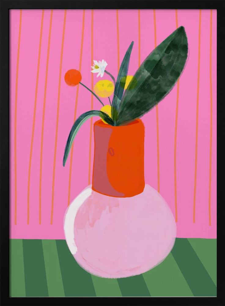 Vibrant Vase Display | Poster