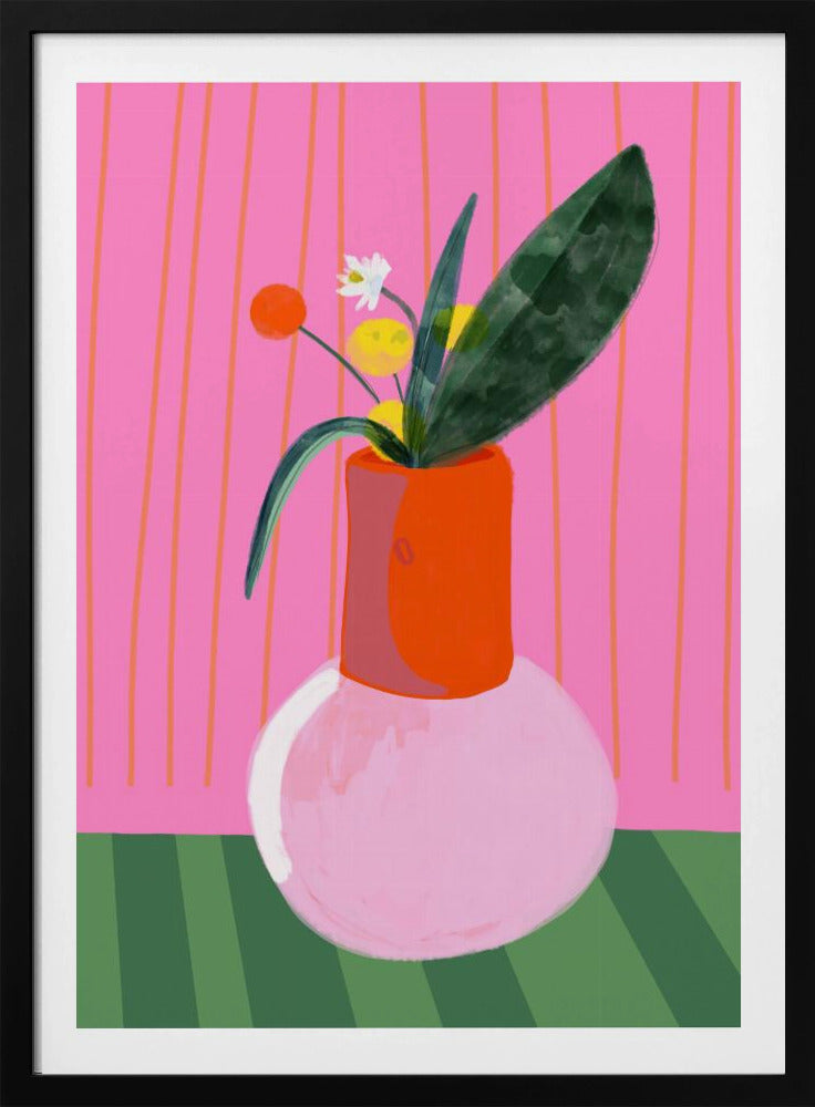 Vibrant Vase Display | Poster