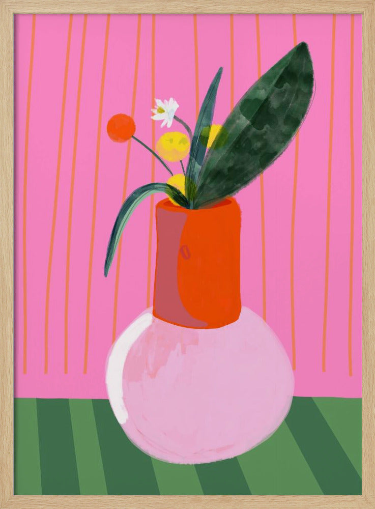 Vibrant Vase Display | Poster