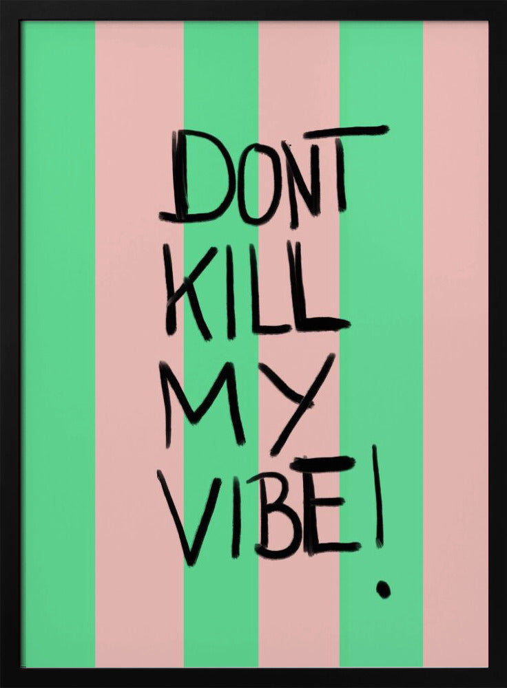 Vibrant Stripes Message | Poster