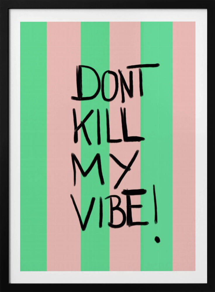 Vibrant Stripes Message | Poster