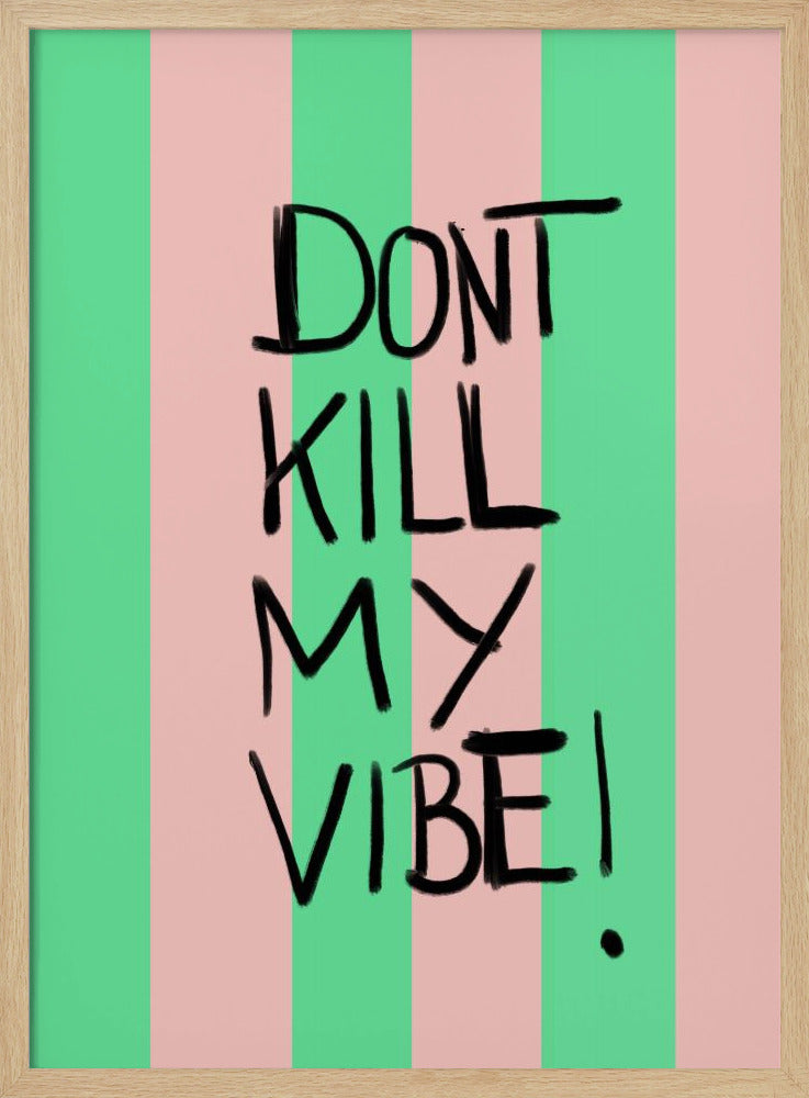 Vibrant Stripes Message | Poster