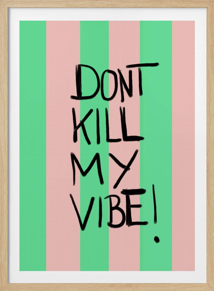 Vibrant Stripes Message | Poster