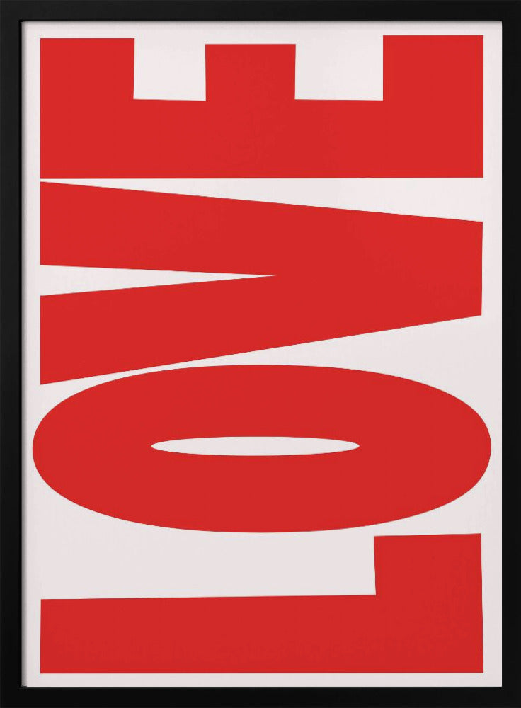 Bold Red Message | Poster