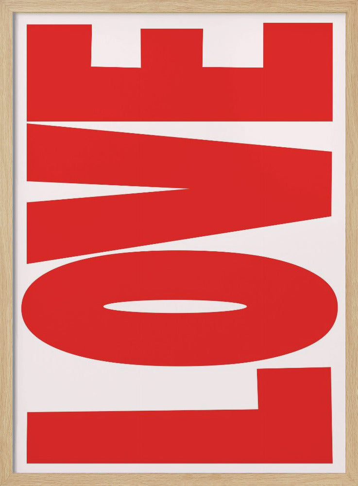 Bold Red Message | Poster