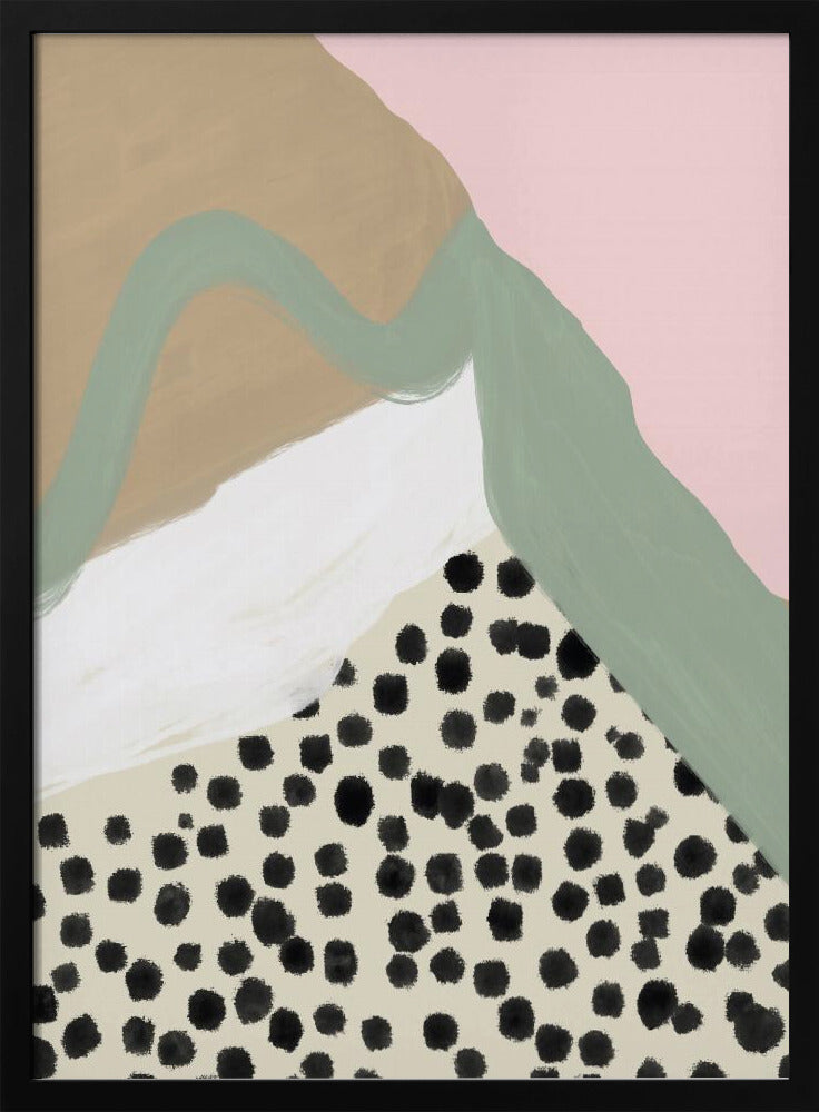 Soft Colors with Organic Shapes and Patterns | Poster