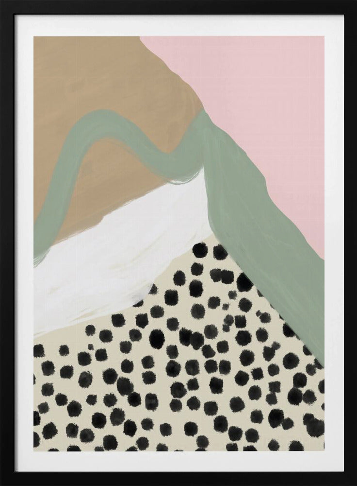 Soft Colors with Organic Shapes and Patterns | Poster