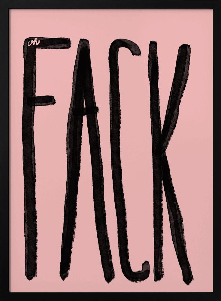 Bold Black Expression | Poster