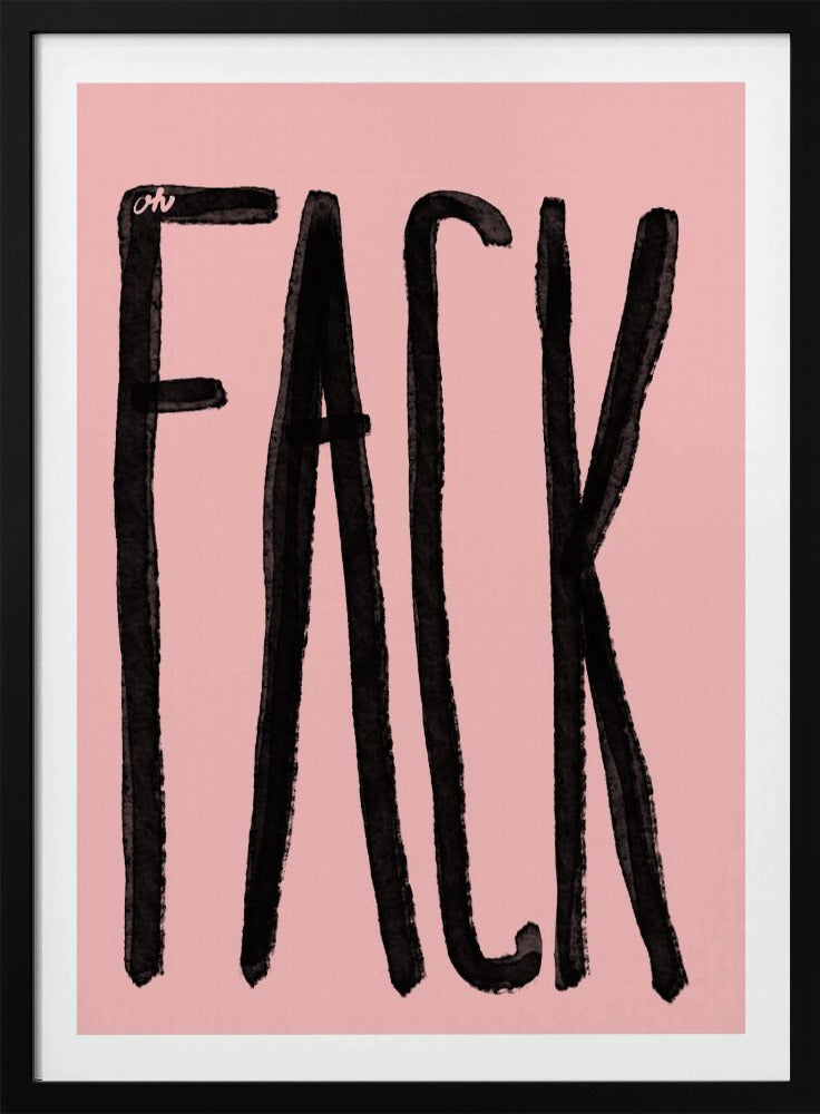 Bold Black Expression | Poster