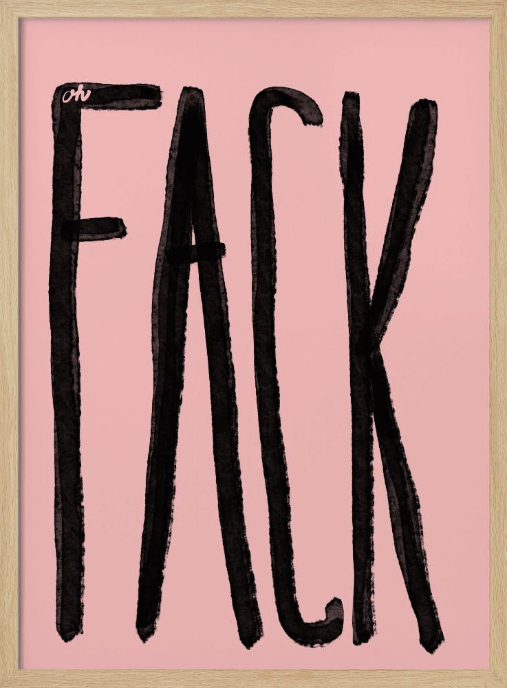 Bold Black Expression | Poster