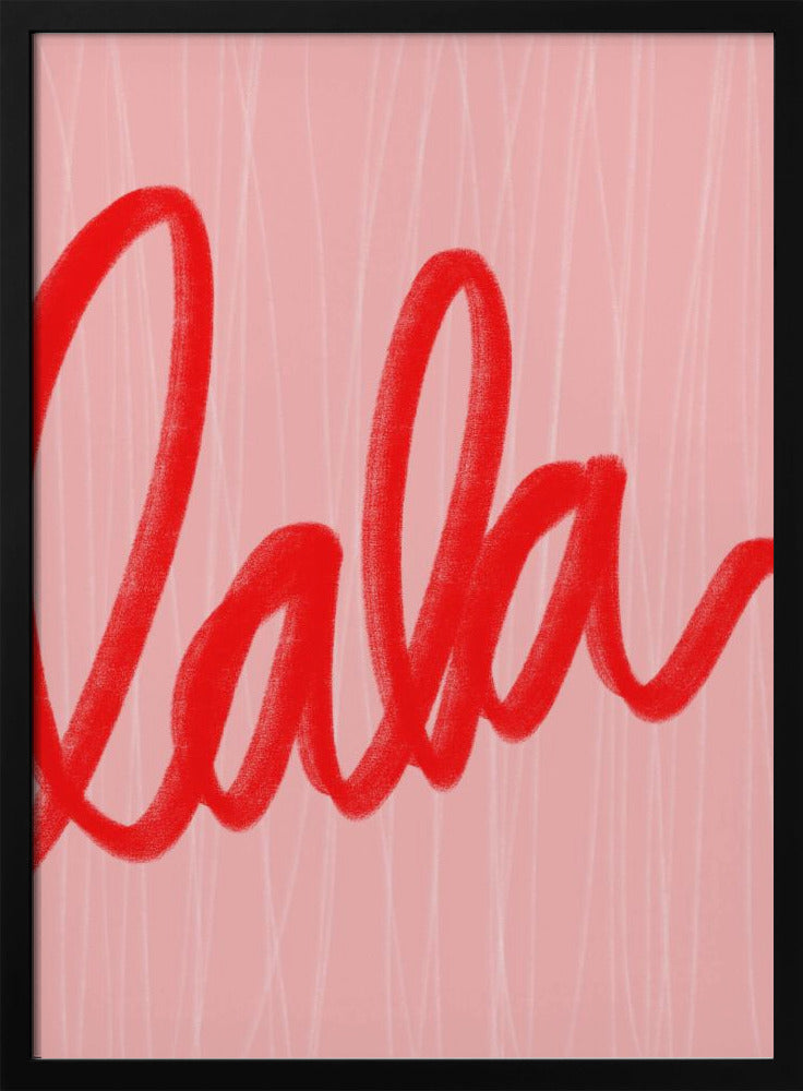 Lively Red Whispers | Poster