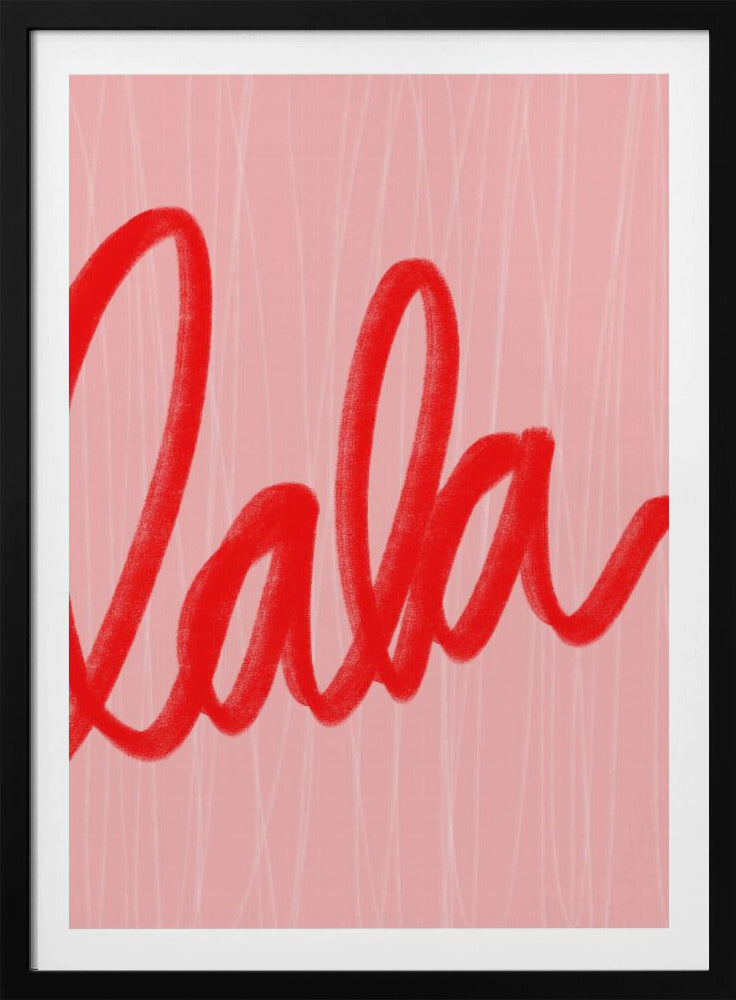 Lively Red Whispers | Poster