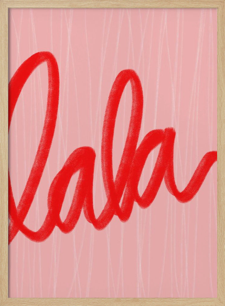 Lively Red Whispers | Poster