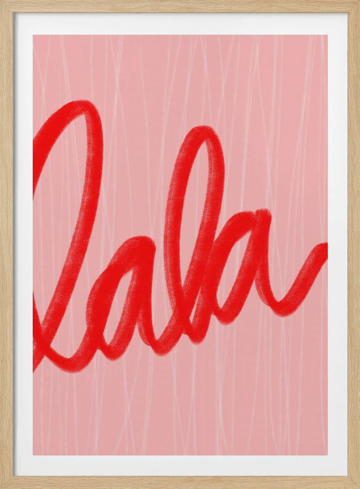 Lively Red Whispers | Poster