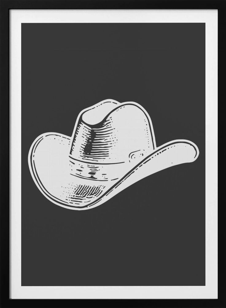 Black Cowboy Hat | Poster