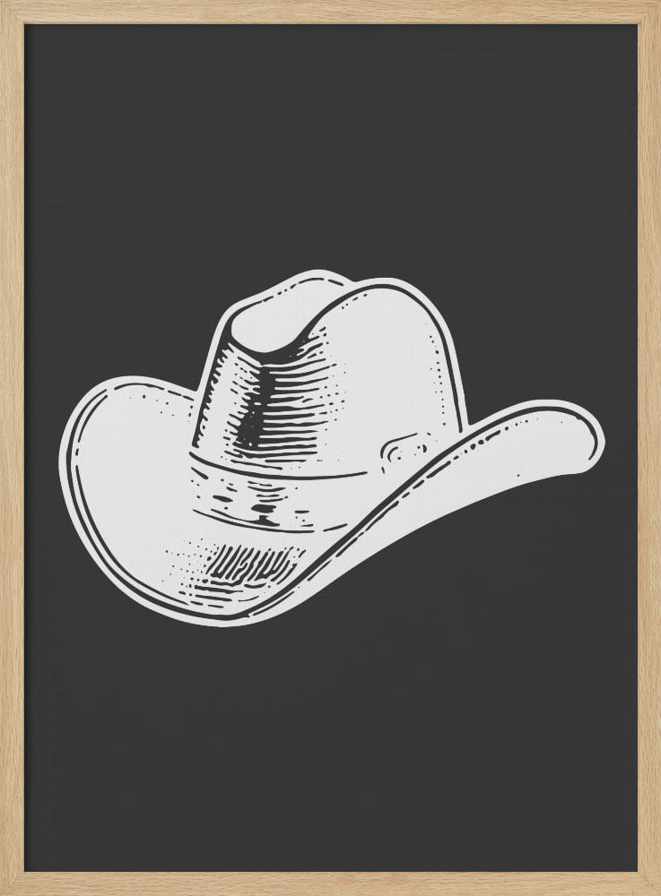 Black Cowboy Hat | Poster