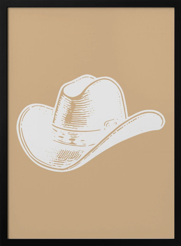 Neutral Cowboy Hat | Poster