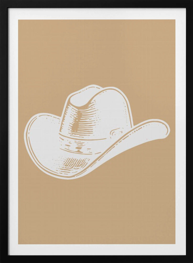 Neutral Cowboy Hat | Poster