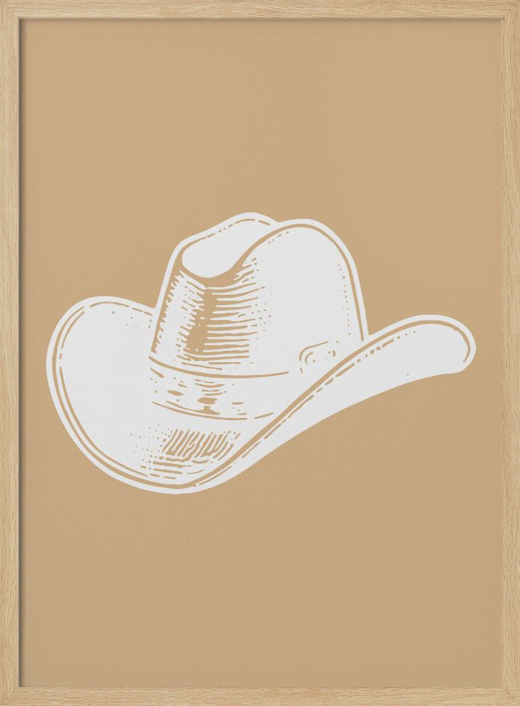 Neutral Cowboy Hat | Poster