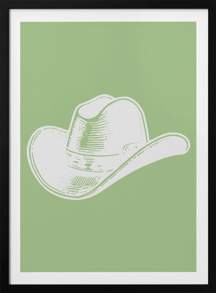 Sage Green Cowboy Hat | Poster
